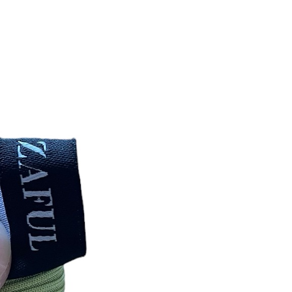 Zaful Green Sexy Sultry Strappy Cutout Beach Vacation Club Ribbed Halter Dress - Picture 6 of 8